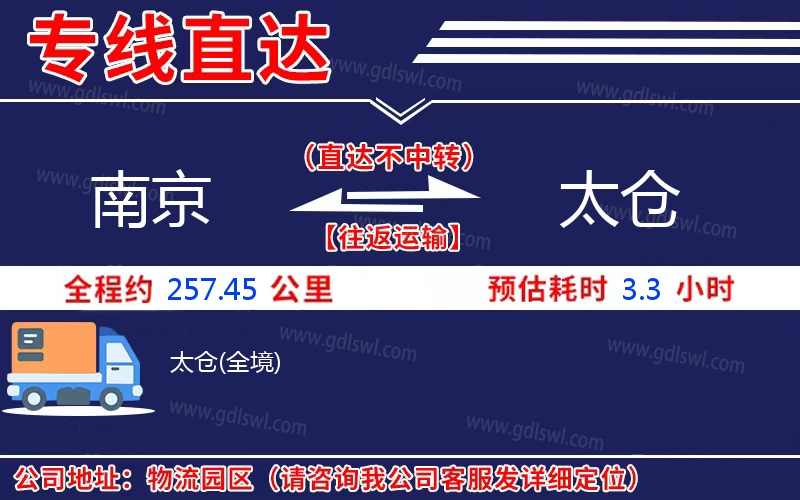 南京到太倉(cāng)物流公司